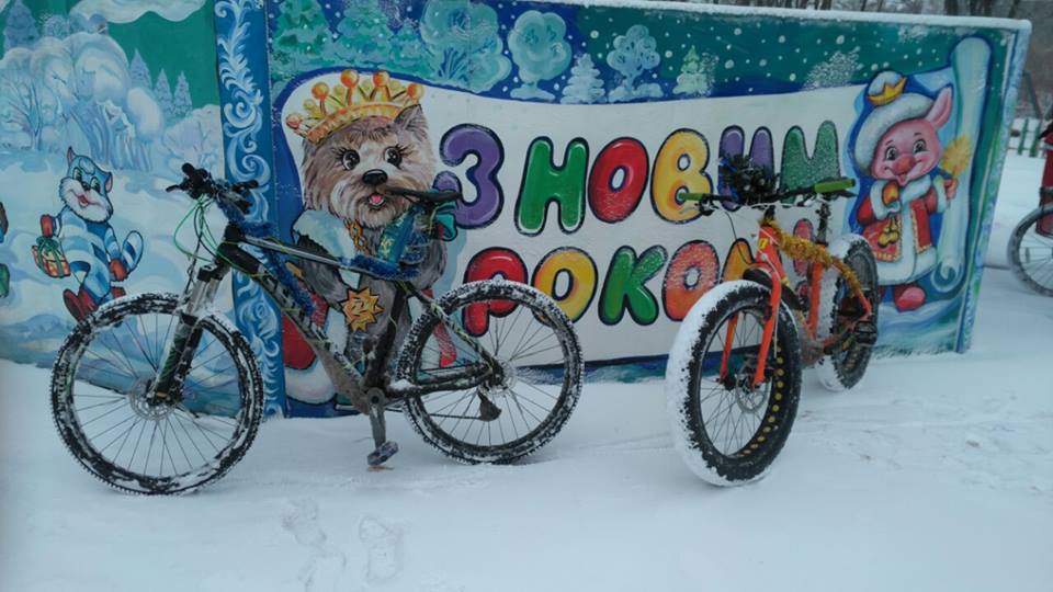 Велопробег Дедов Морозов 2018: "олени" готовы