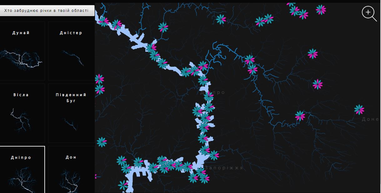 Интерактивная карта Чиста вода