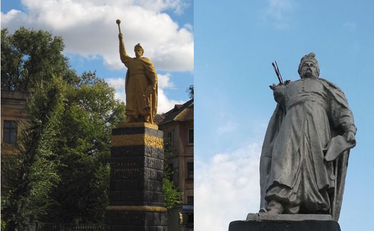 Памятник Богдану Хмельницкому: было - стало 