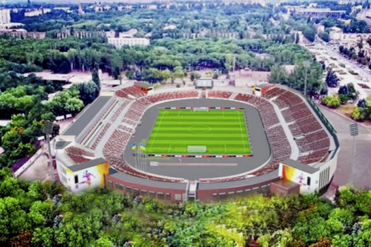 Визуализация проекта стадиона "Металлург"