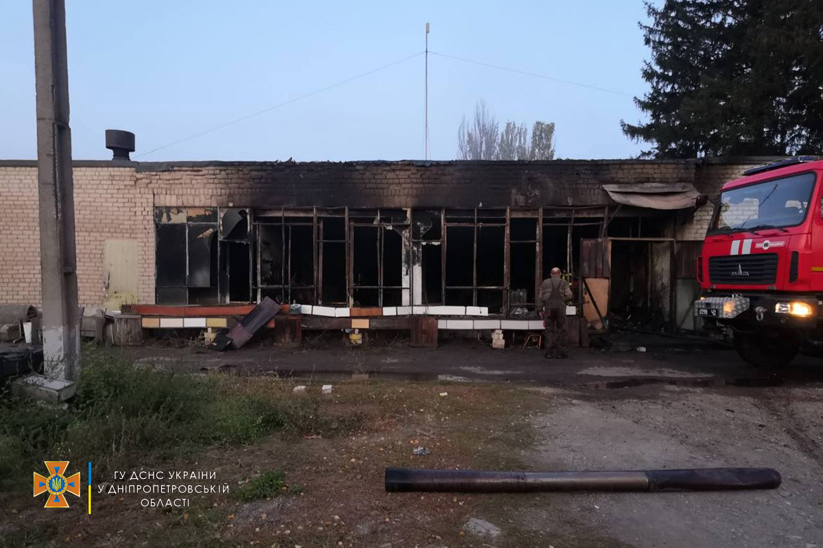 В Центрально-Городском районе Кривого Рога сгорел столярный цех.