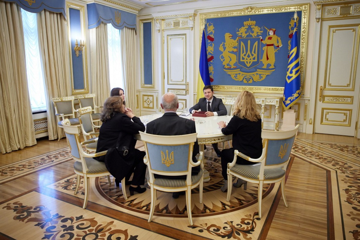 Президент Украины встретился с семьей Кузьмы Скрябина.