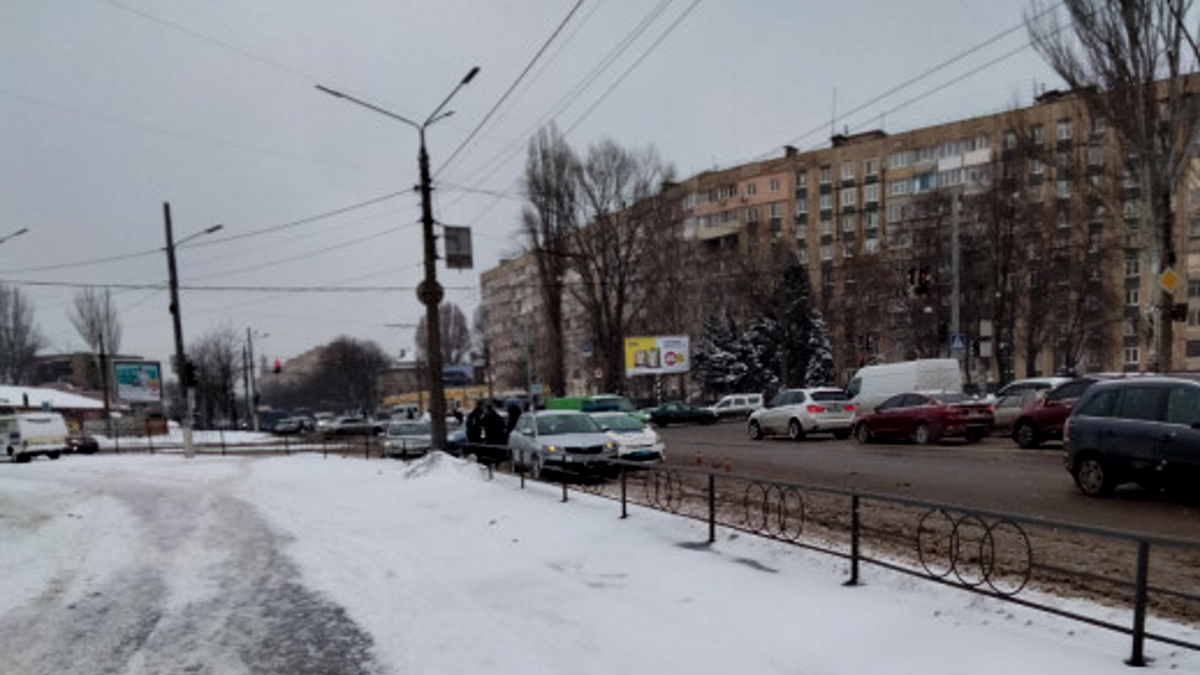 Авария произошла на перекрестке проспекта Мира и улицы Гетманской,