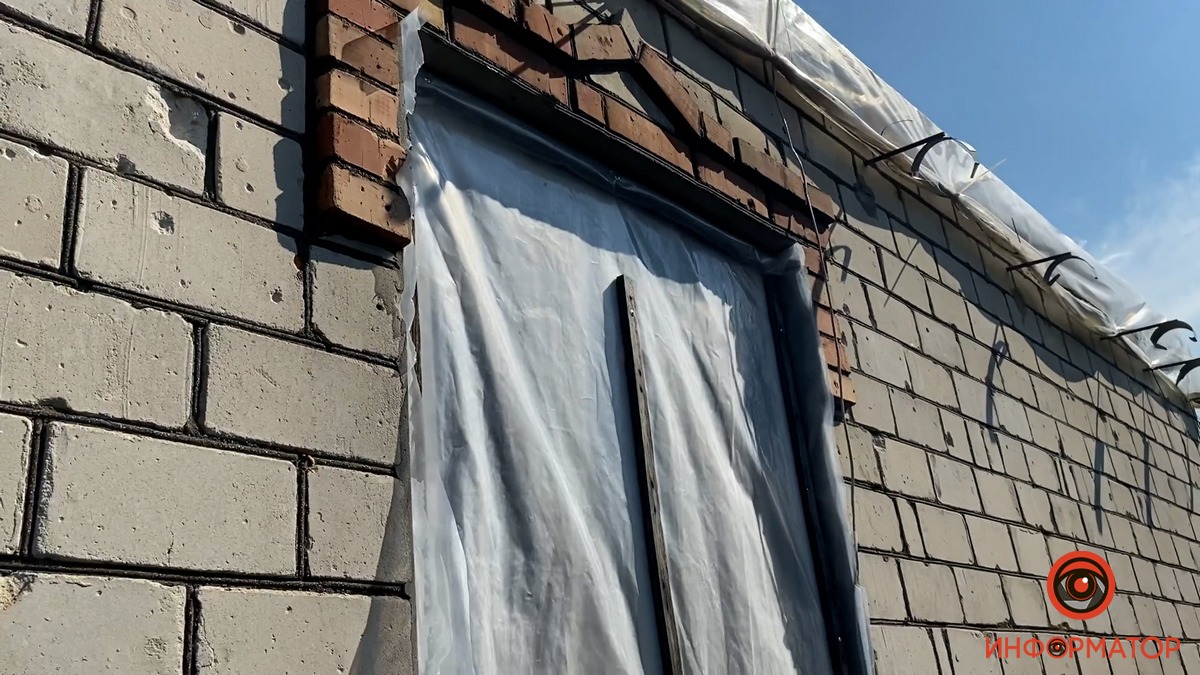 У Вищетарасівці пошкоджене вікно будівлі