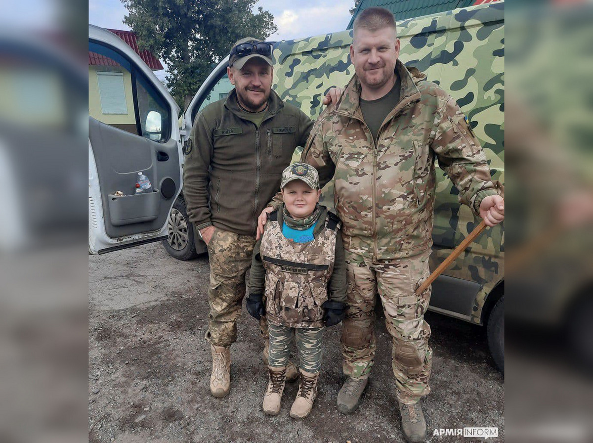 Маленький Артемко - талісман українських військових