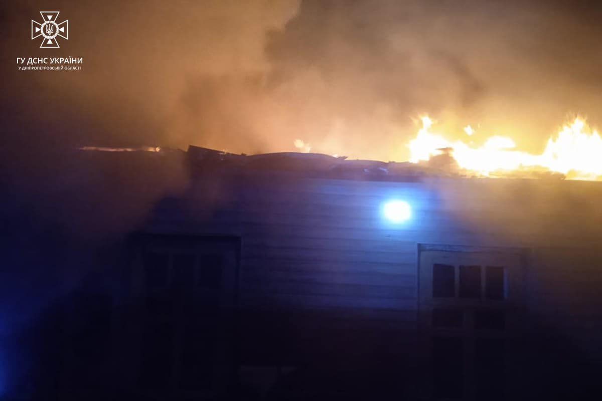 4 лютого пізно ввечері у місті Марганець Дніпропетровської області сталася пожежа.