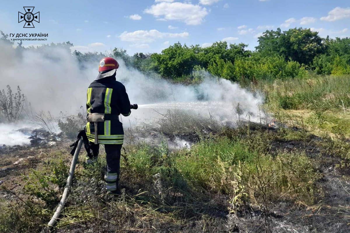 У Дніпропетровській області надзвичайний рівень пожежної небезпеки