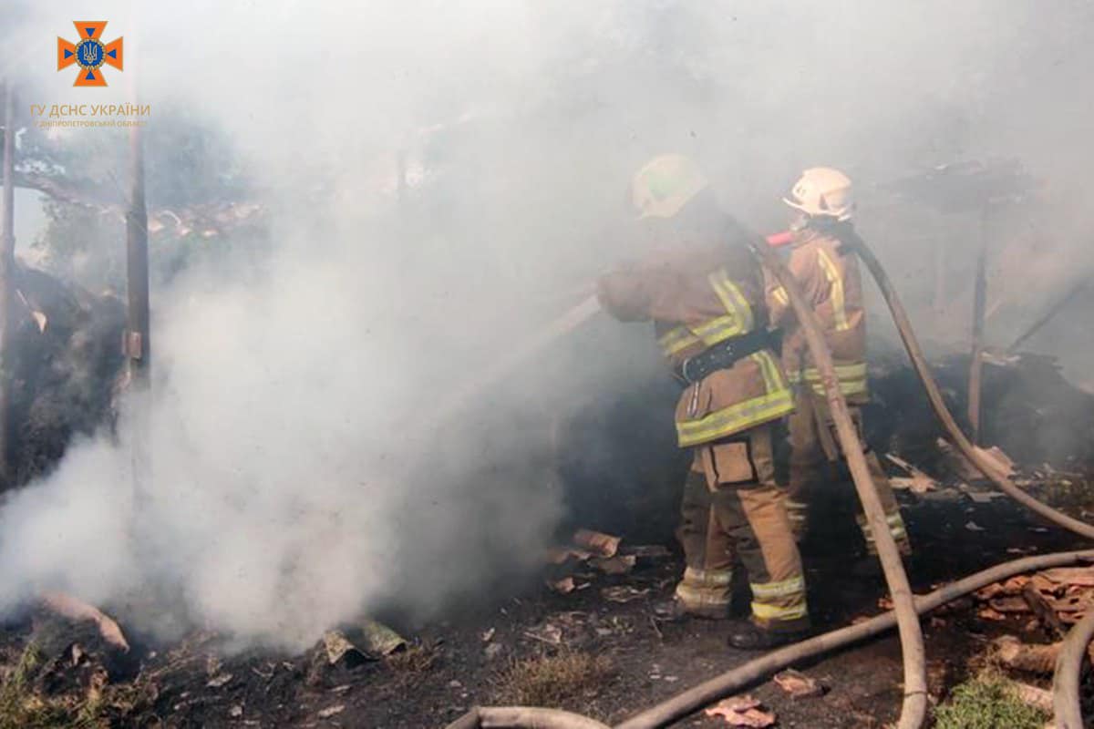 16 липня у Криворізькому районі сталася масштабна пожежа.
