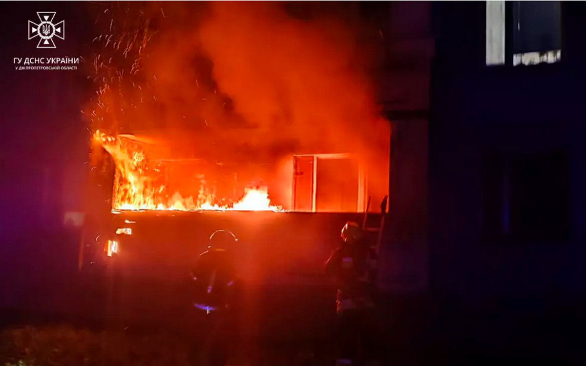 24 вересня вночі у місті Павлограді Дніпропетровської області сталася пожежа.