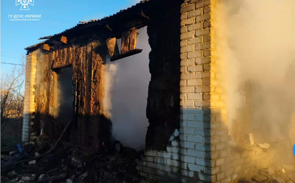Вогнем знищено житловий будинок площею 50 кв.м.