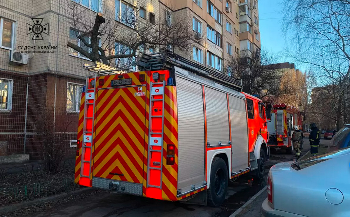 31 грудня вдень у Довгинцівському районі Кривого Рогу сталася пожежа.