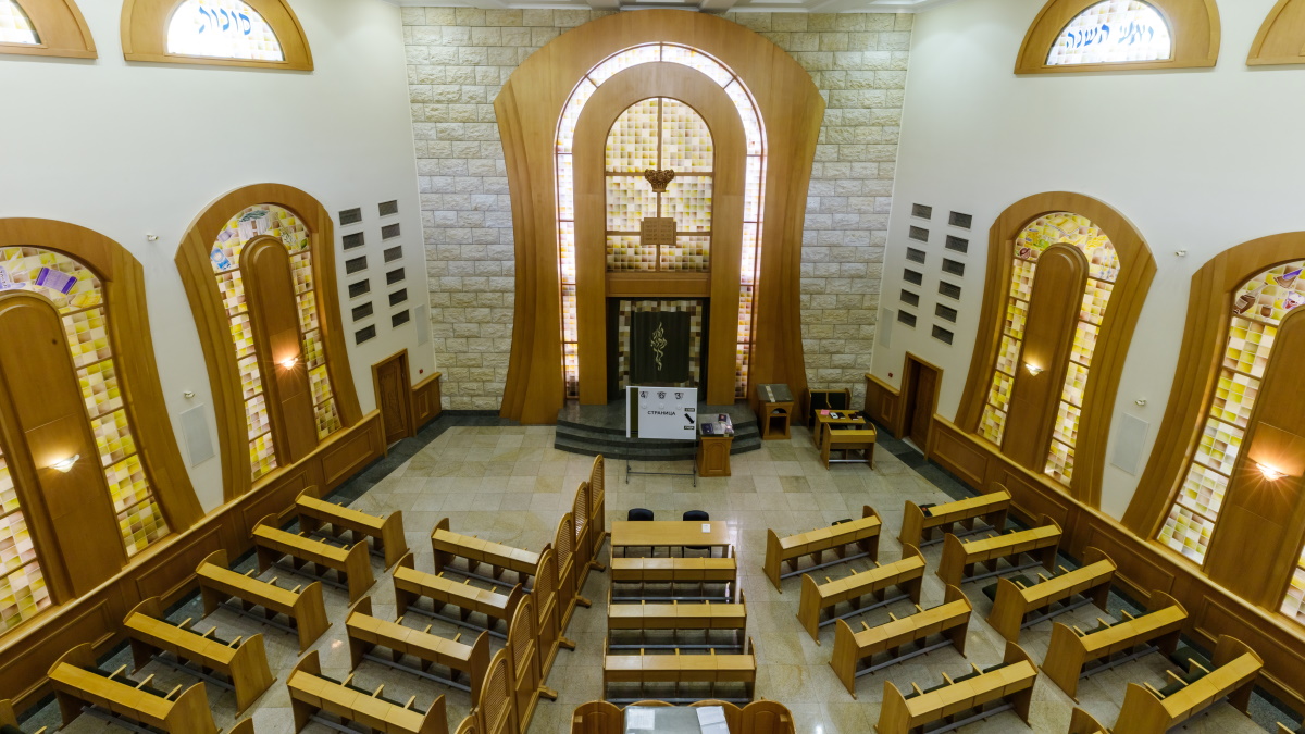 Зала криворізької синагоги