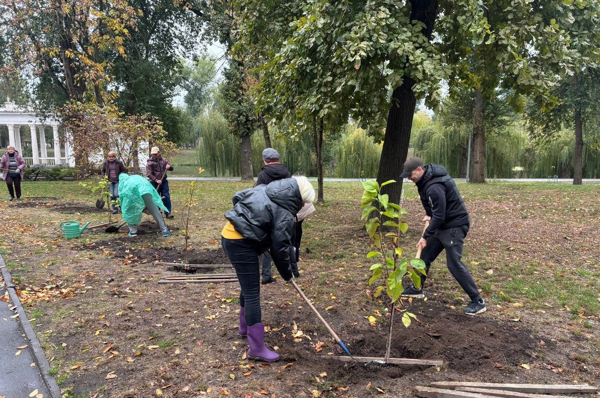 Попри війну криворіжці висаджують рослини