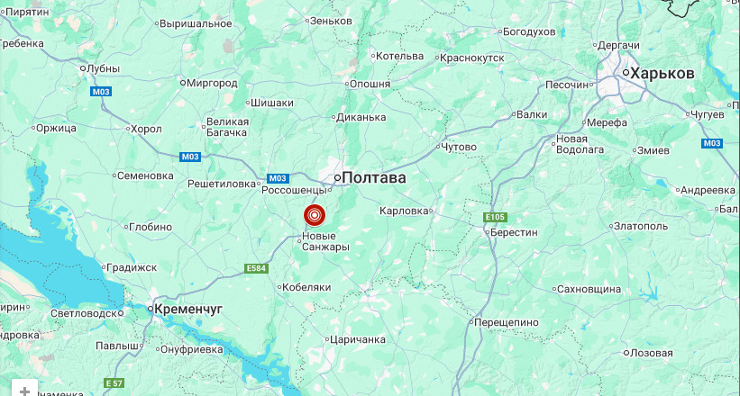 У Полтавській області стався землетрус