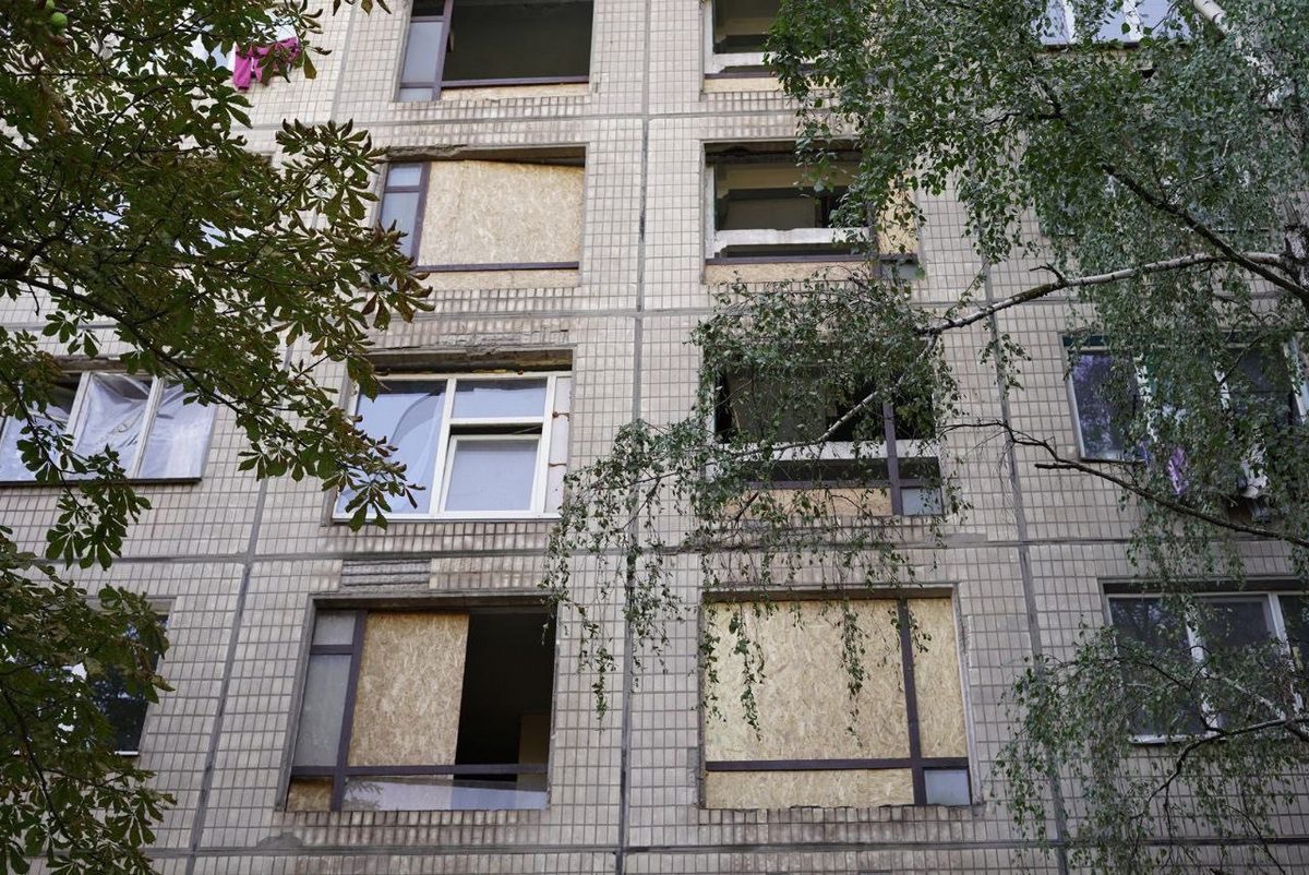 Пошкоджені багатоповерхівкі Пошкоджені багатоповерхівкі