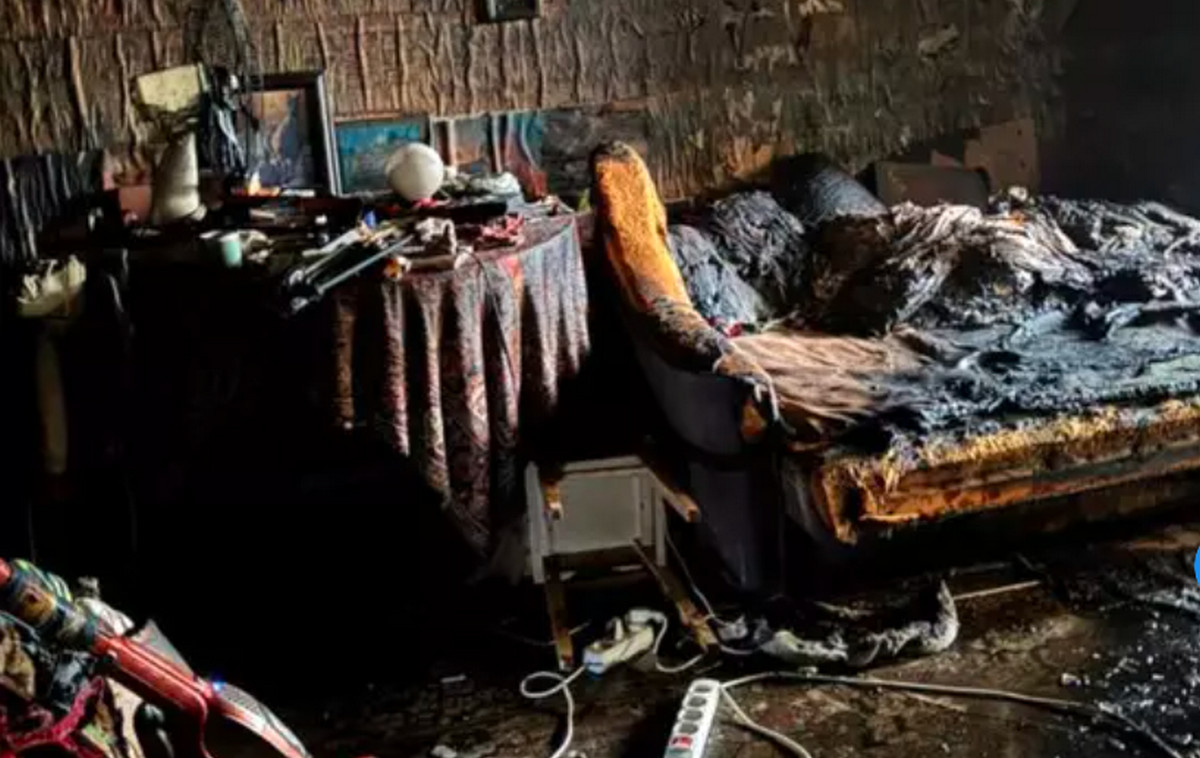 Вдень 15 лютого у Кривому Розі сталася пожежа.