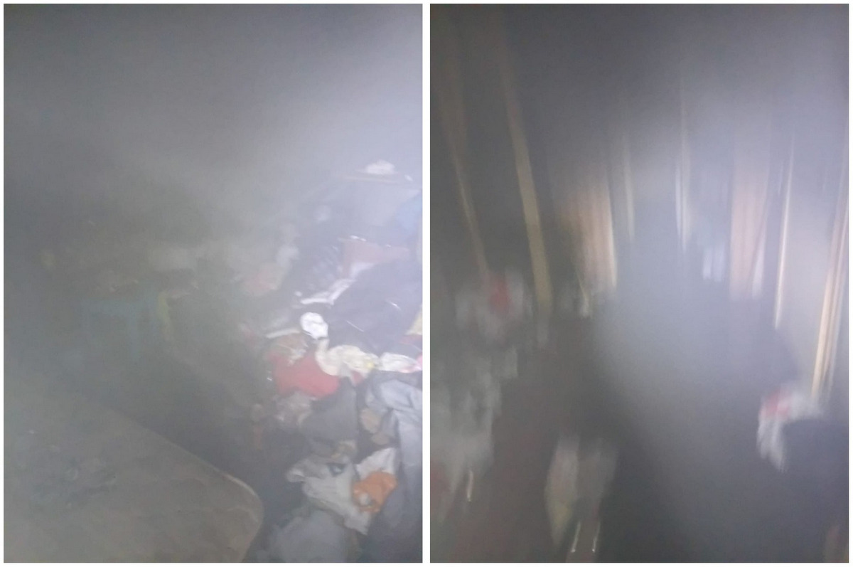 Горіла квартира на вулиці Глазового. Горіла квартира на вулиці Глазового.